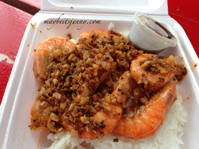 Number 1 Shrimp - Butter Garlic and Spicy Shoyu Sauce (a good back-up for my number 5)